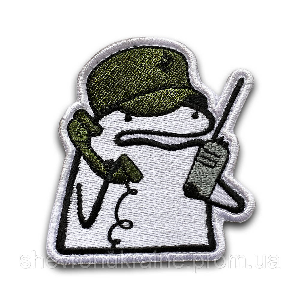 Шеврон флорк зв'язківець (Форма контурна. На липучці) Розмір 8x7.5см Київ - фото 8