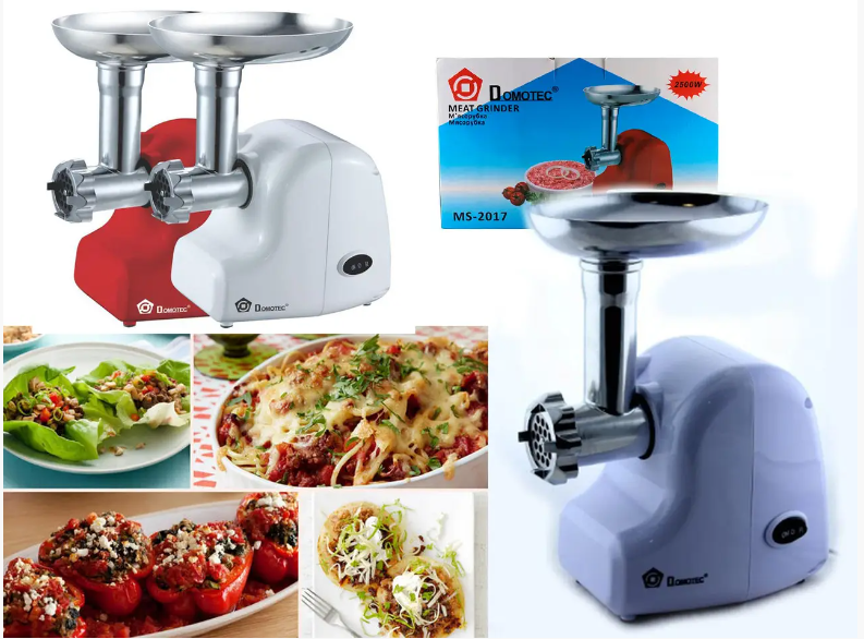 М'ясорубка DOMOTEC MS-2017 W/R 2500 Вт 4332 + Прес для часнику UNIQUE UN-1761 Одеса - фото 1