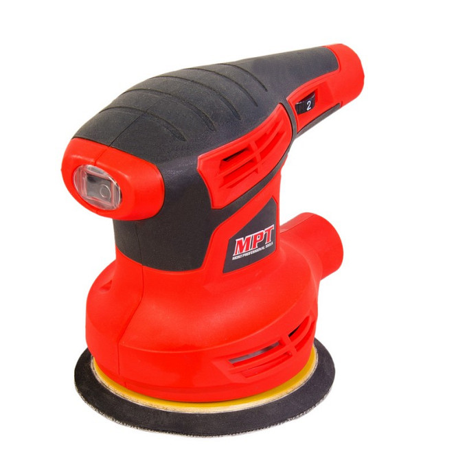 MPT Шліфмашина орбітальна (ексцентрикова) MPT 320 Вт Ø125 мм 12000 об/хв додаткові щітки шліфув Коломия - фото 2