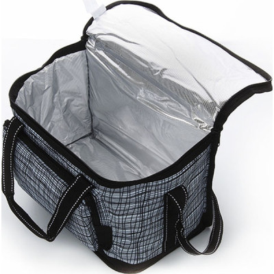 Термосумка СИЛА 15 л чорно-біла (32х20х24 см) (960604) Вінниця - фото 2