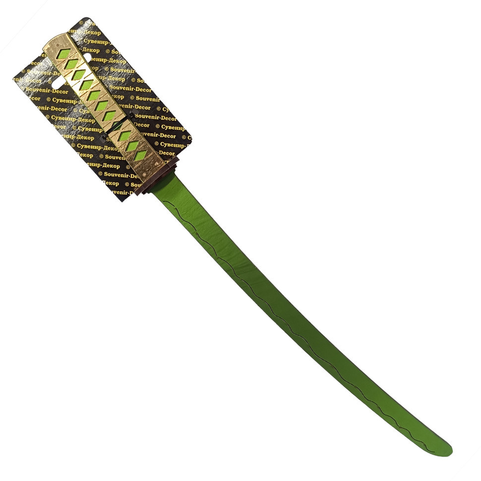 Деревянный сувенирный меч «КАТАНА мини GREEN» KT45-G Винница - изображение 1