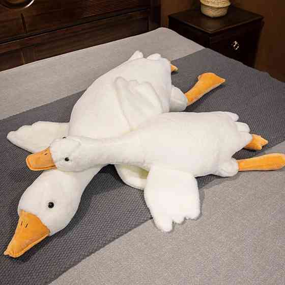 Гусь обіймусь 110см м'яка іграшка, подушка обіймашка Київ