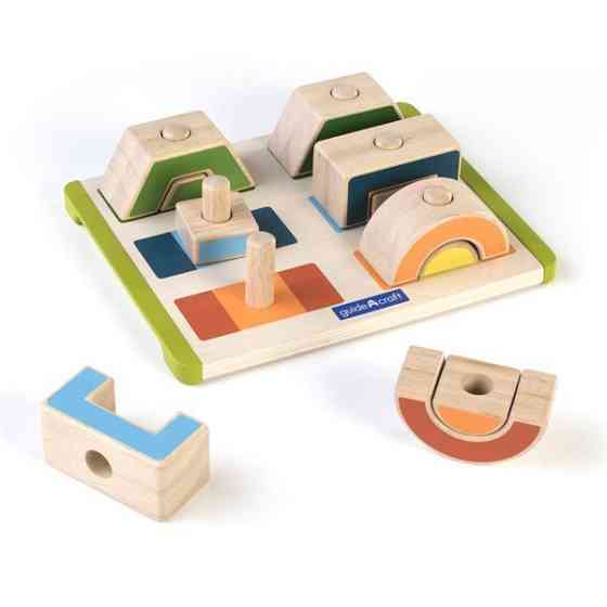 Дерев'яний сортер Guidecraft Manipulatives Чергування та поєднання (G6735) Харьков