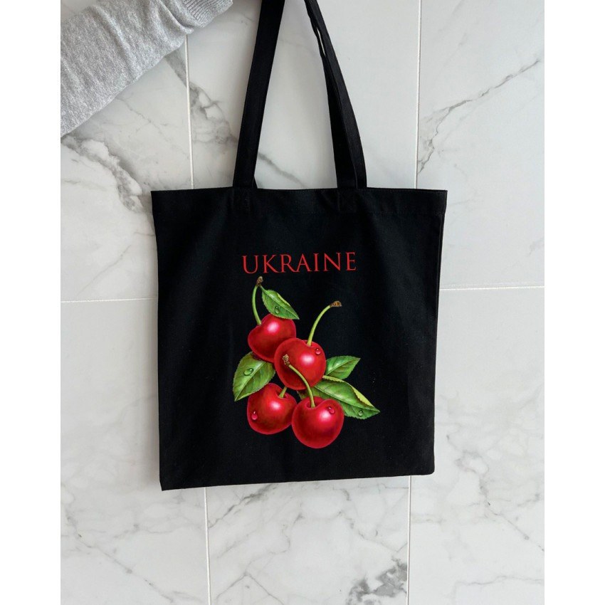 Екошопер BookOpt ВК4078 Ukraine Вишенька, Чорний Луцк - изображение 4