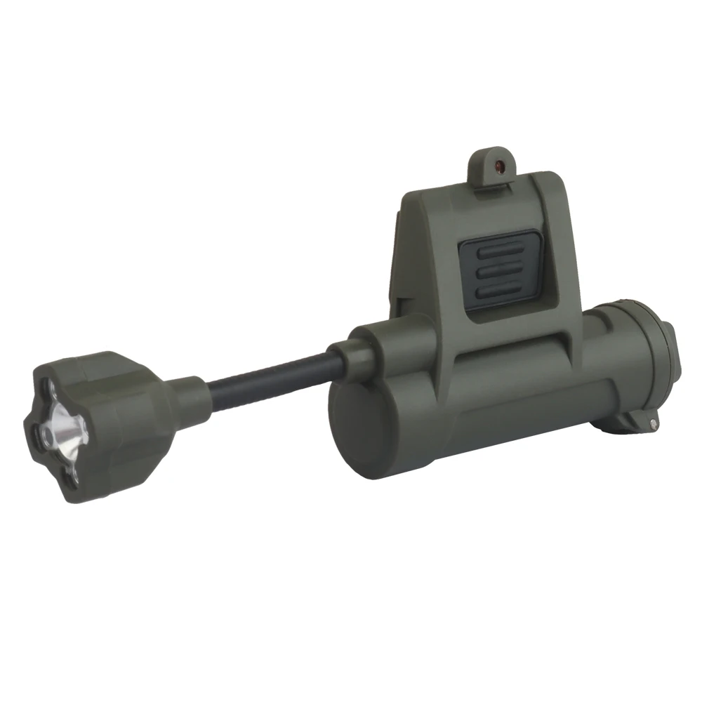 Ліхтар тактичний MPLS Charge 4.0 big size з кріпленням на шолом Оливковий Київ - фото 1