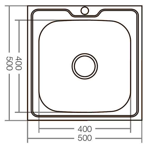 Мийка кухонна Zerix Z5050-08-180E    ( ZS0582 ) 33829 Харків