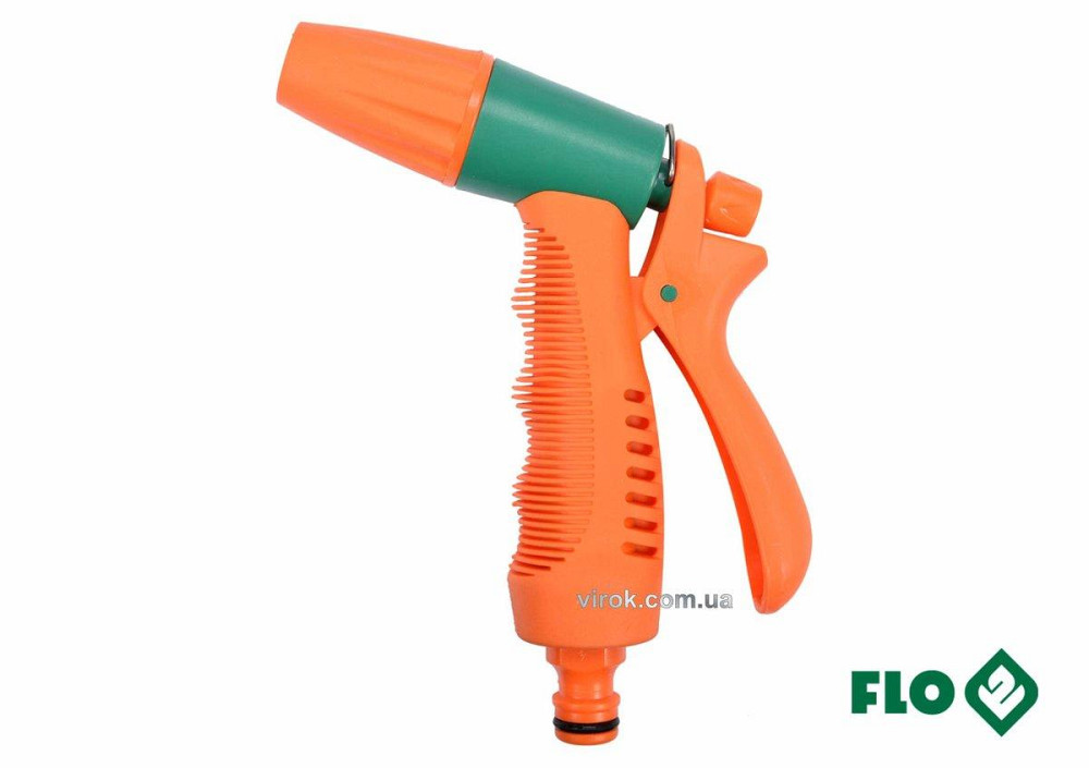 Зрошувач-пістолет 3-режимний FLO до шлангу 1/2", ABS-пластик [12/48] Одеса - фото 1