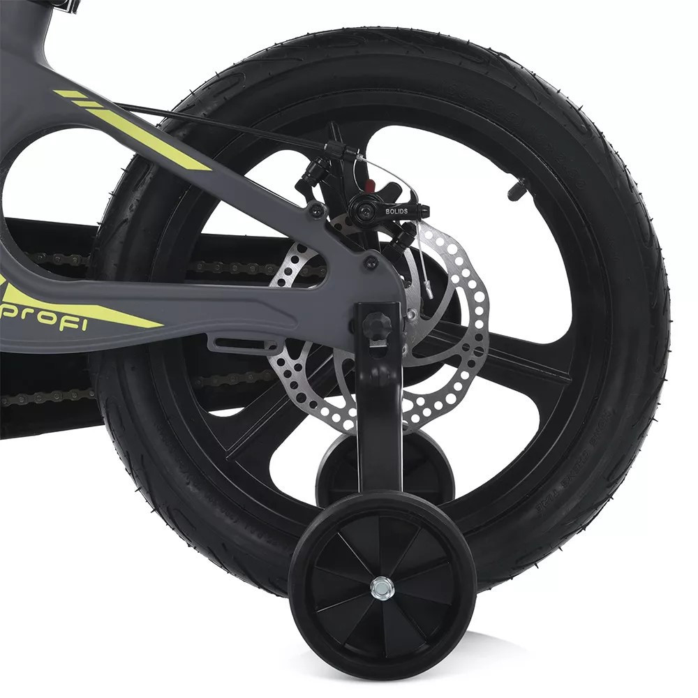 Велосипед дитячий PROFI 16 дюймів STELLAR з бічними колесами магнієва рама та вилка кошик дискові гальма Чорно-сірий (MB 161020-3) Чернигов - изображение 4