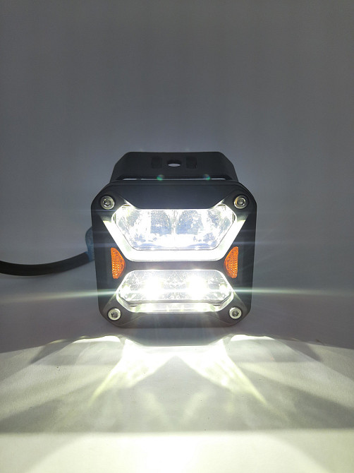 Світлодіодна фара StarLight SL-W0320S квадратна, дальнє світло WHITE + DRL 20W 1800Lm 5700K 12/24V Харків - фото 9