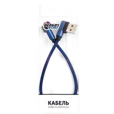 Дата кабель USB 2.0 AM to Type-C 0.25m blue Dengos (NTK-TC-UG-SHRT-SET-BLUE) Вінниця