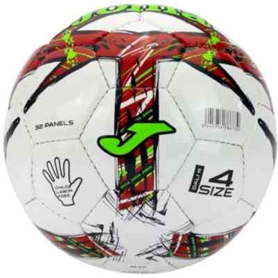 М&apos;яч футбольний Joma Dal III (401412.206) Уні 4 Біло-червоно-салатовий (8445954786730) Вінниця