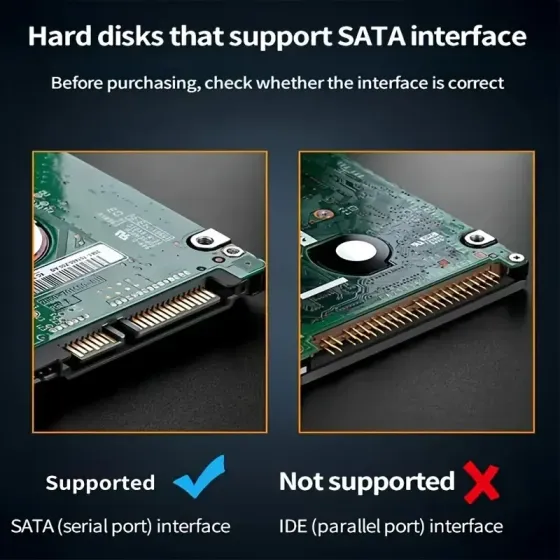 Прозорий корпус для 2.5" HDD/SSD з LED-індикатором Київ