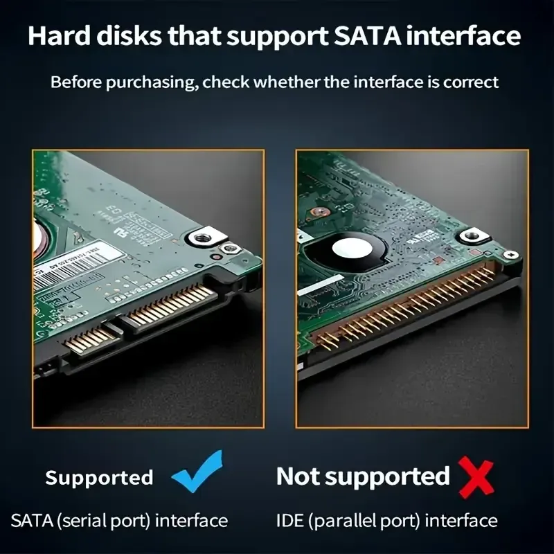 Прозорий корпус для 2.5" HDD/SSD з LED-індикатором Київ - фото 5