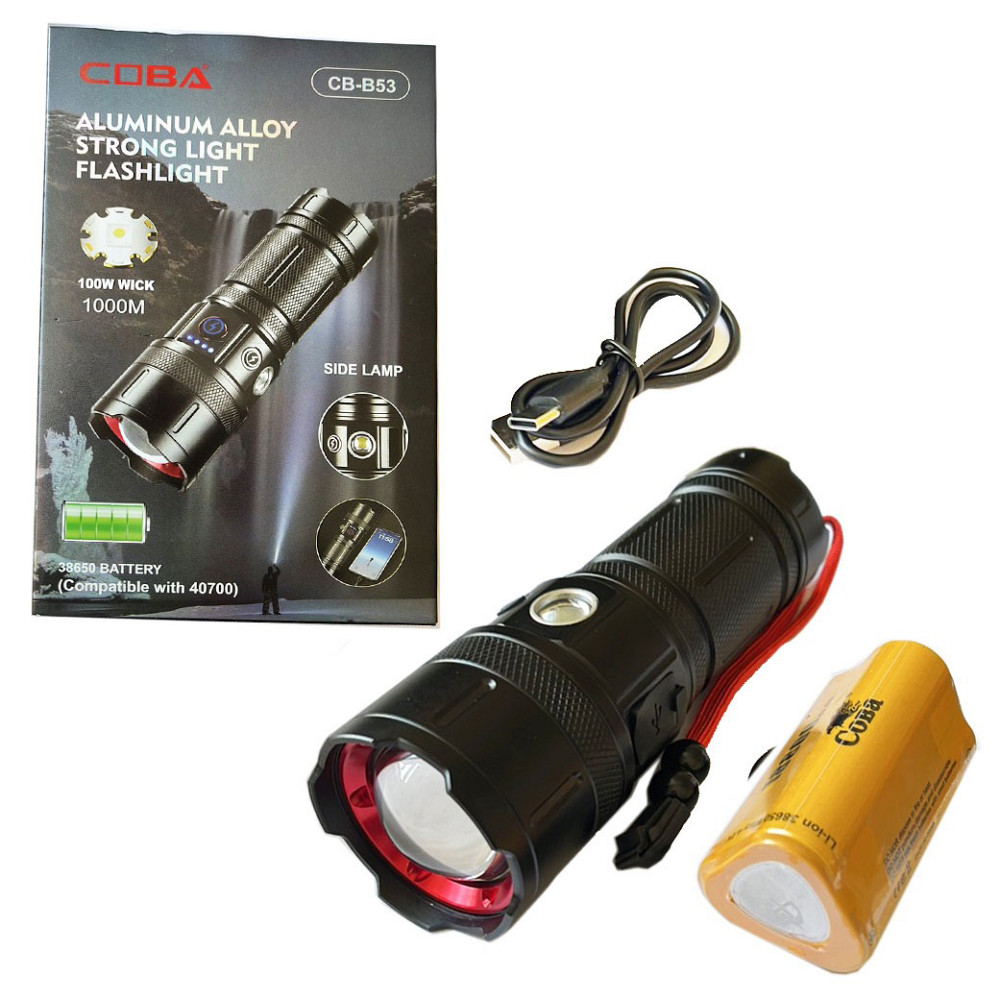 Мощный фонарь для дома топ-фонарик, Фирменный ручной фонарь Алюминиевый 18650 IK-52 Львов - изображение 14