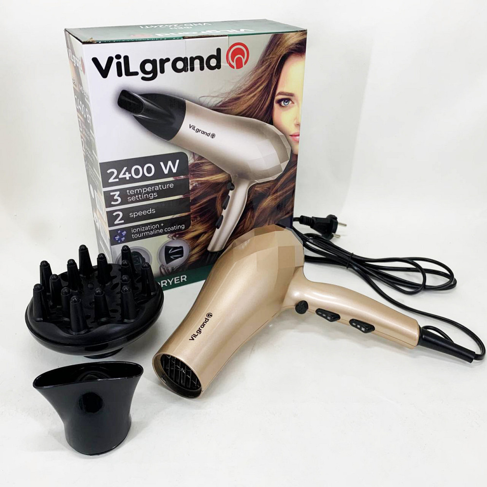 Потужний електричний фен для сушіння волосся, Потужний універсальний фен побутовий для волосся IL-40 Івано-Франківськ - фото 2