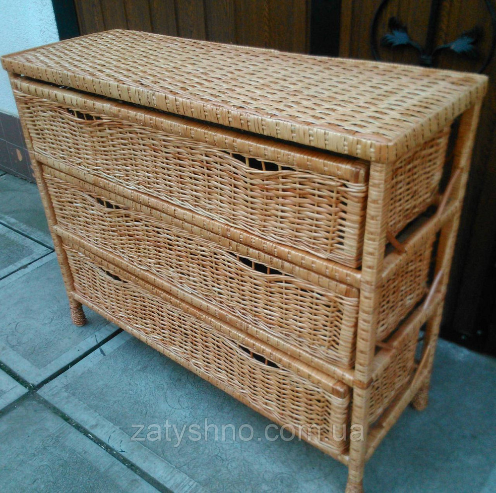Комод большой плетеный из лозы Киев - изображение 2