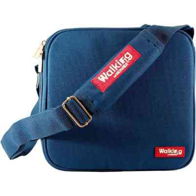 Набор для пикника Bergner Walking business 23х22х13.5 см 5 предметів (BG-3652-BL) Винница