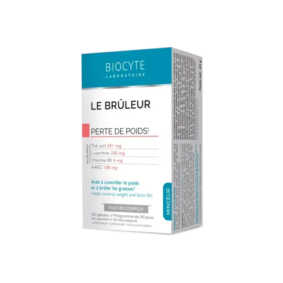 Biocyte LE BRULEUR Спалює жири та сприяє схудненню, 60 капсул Дніпро