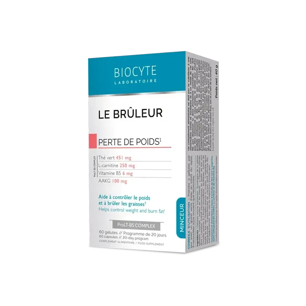 Biocyte LE BRULEUR Спалює жири та сприяє схудненню, 60 капсул Дніпро - фото 1