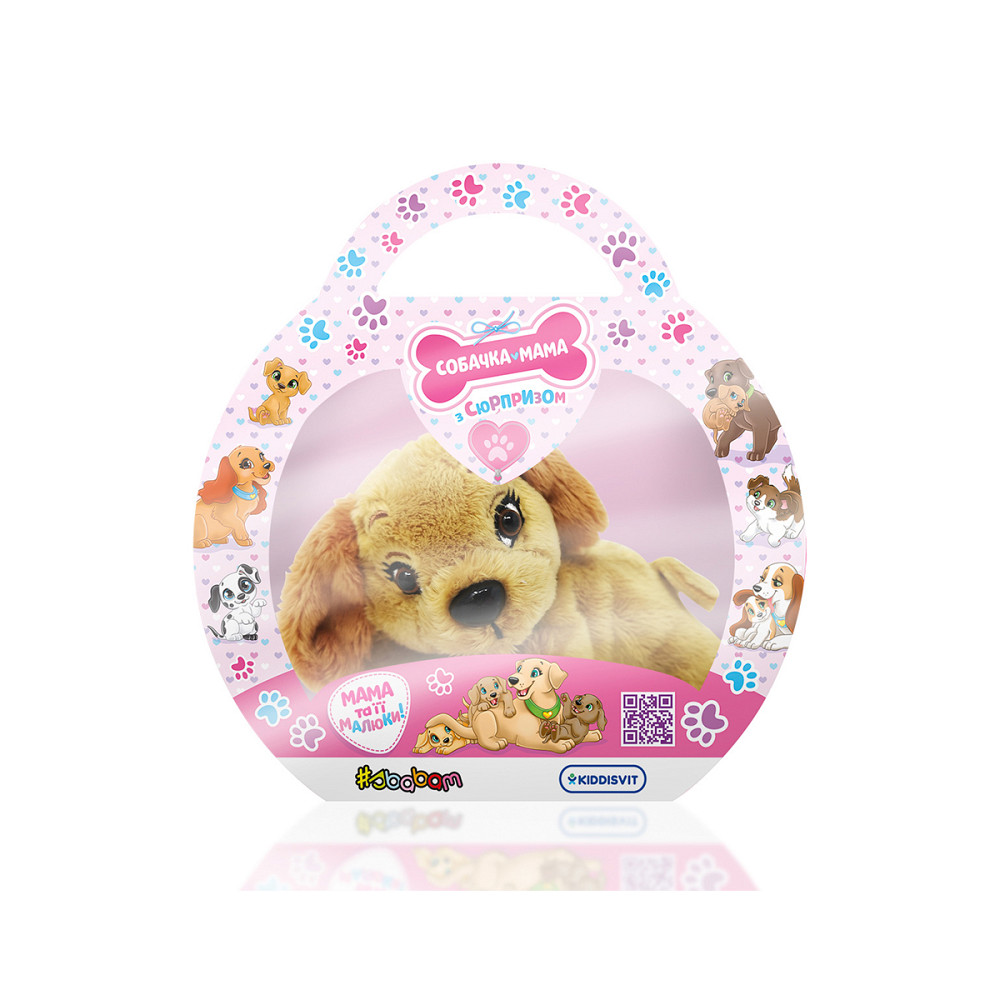 М'яка колекційна іграшка – Собачка мама з сюрпризом Дніпро - фото 1
