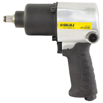 Гайковерт Sigma 1/2" с набором насадок, кейс (6712031) Винница - изображение 9