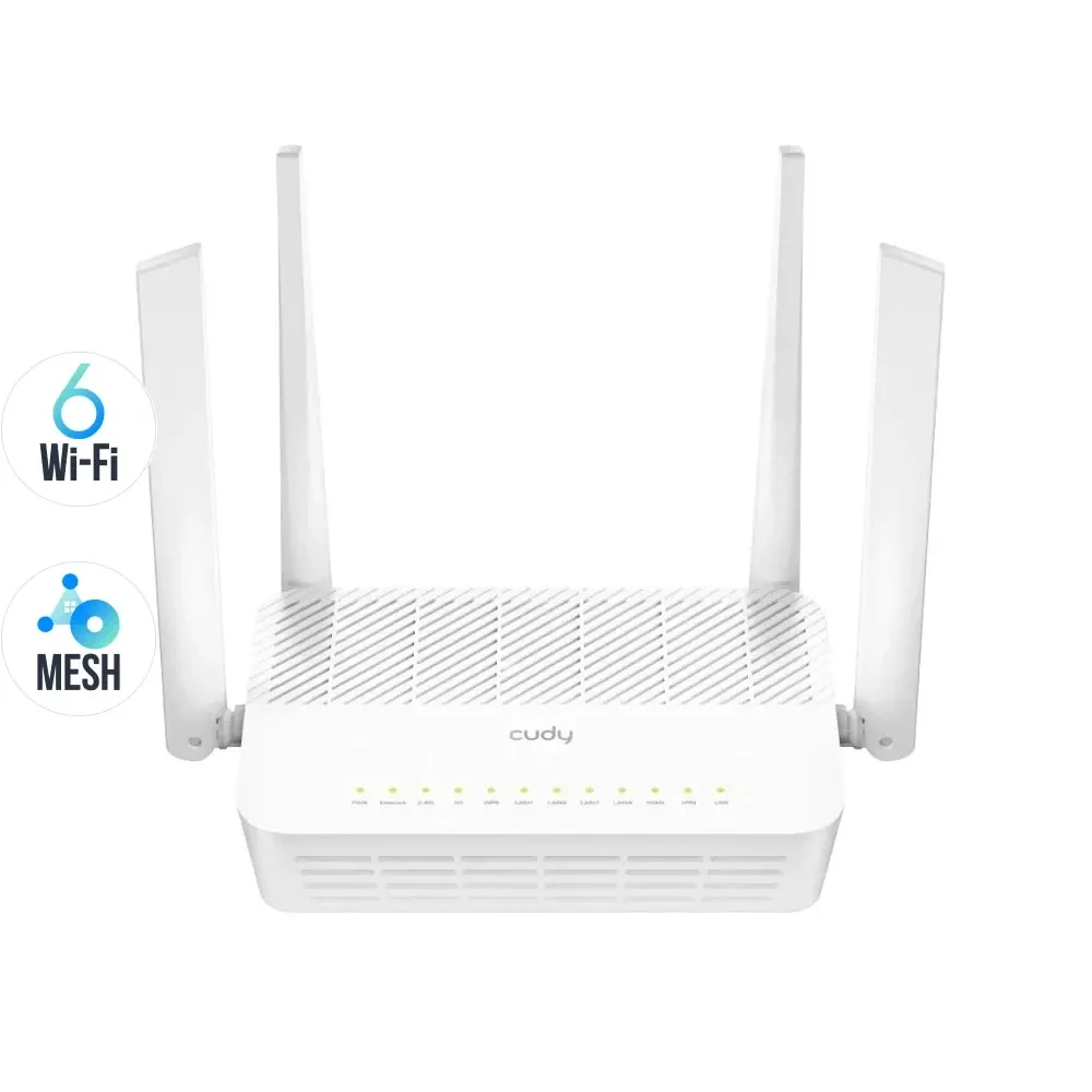 WiFi 6 Mesh-маршрутизатор 2.5G Cudy WR3000H дводіапазонний AX3000 (73-00544) Киев - изображение 1