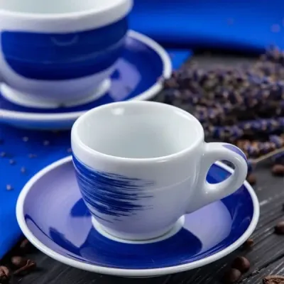 Чашка Ancap cappuccino large 260 мл, серія Verona Millecolori Blue (35127) Винница - изображение 5