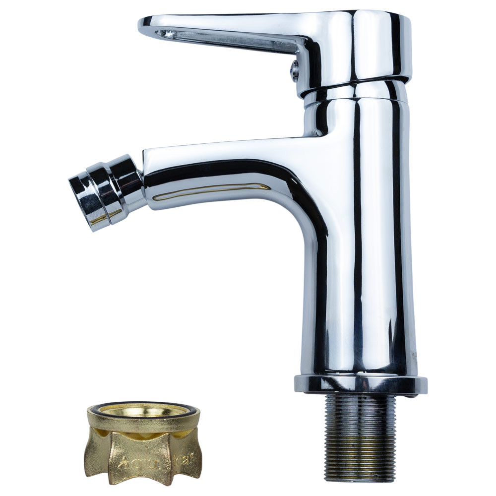 AQUATICA Смеситель HK Ø35 для биде на гайке AQUATICA HK-1F130C (9732500) Коломия - фото 4
