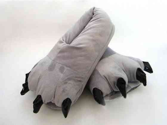 Домашні тапочки кігурумі Лапи Сірі 34 – 37 р Вінниця