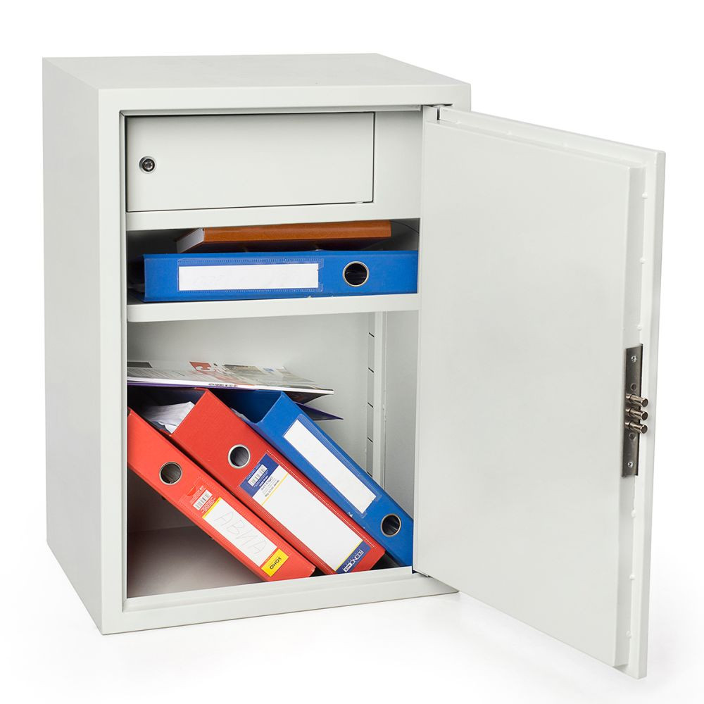 Сейф офісний Ferocon БЛ-65К.Т1.П1.7035 з ключовим замком Київ - фото 3