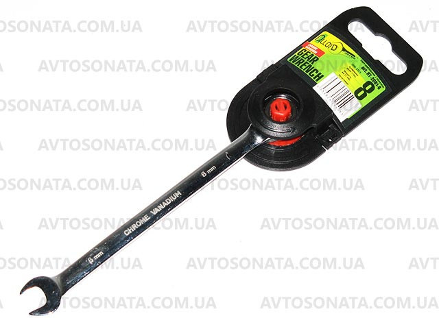 Ключ рожково-трещоточный 8 мм. КТ-2081-8 Alloid Винница - изображение 2