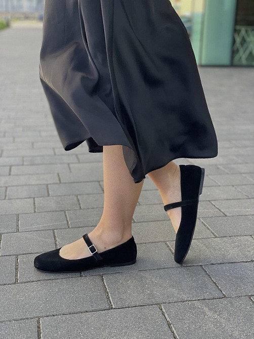 Балетки жіночі SEE SEVEN чорні натуральна замша 36-40 (5474) Коломыя - изображение 7