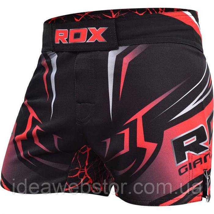 Шорти MMA RDX R8 Red L червоні бойцеві шорти для ММА тренувань і єдиноборств з еластичною тканиною та свободою рухів Київ - фото 11