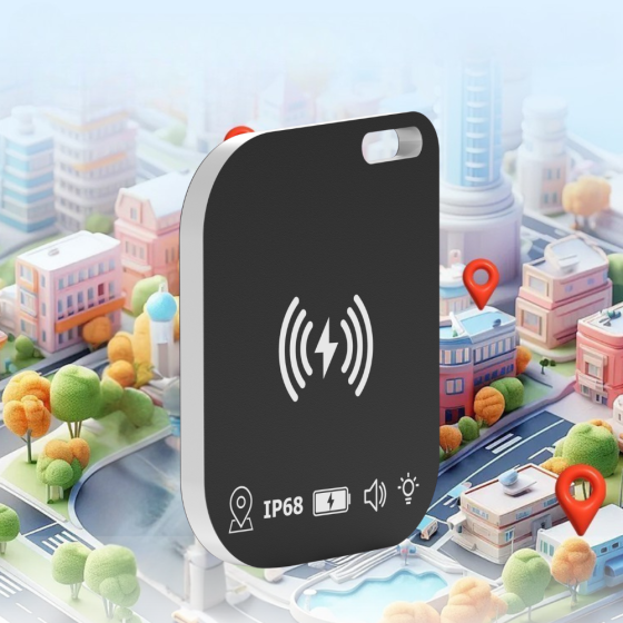 Брелок Airtag К5,поисковой трекер-GPS умное устройство с подкючением iOS для точного позиционирования ключей,вещей,сумок,кошельков Каменец-Подольский