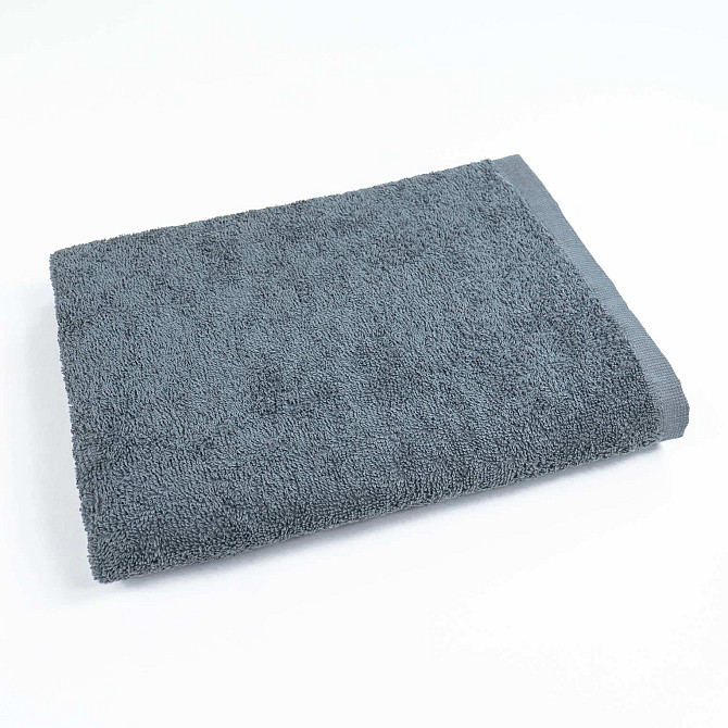 Махровий рушник GM Textile 50х90см 400г/м2 (Сірий) Суми - фото 1