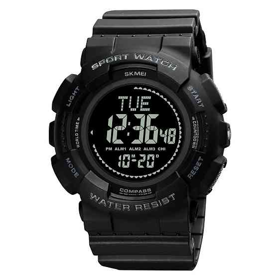 Skmei 2077BK Black+Compass Киев