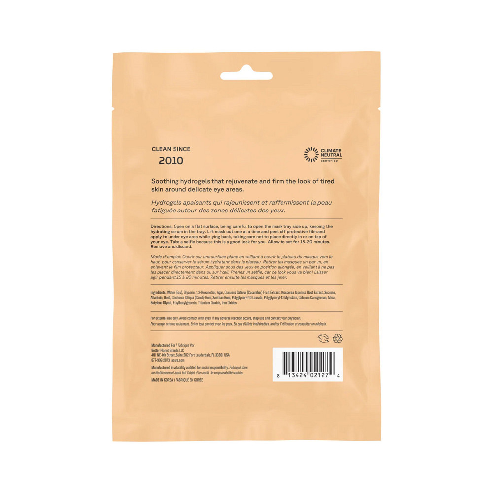 Гідрогелі під очима Acure Radically Rejuvenating Under Eye Hydrogels — 4g Київ - фото 2