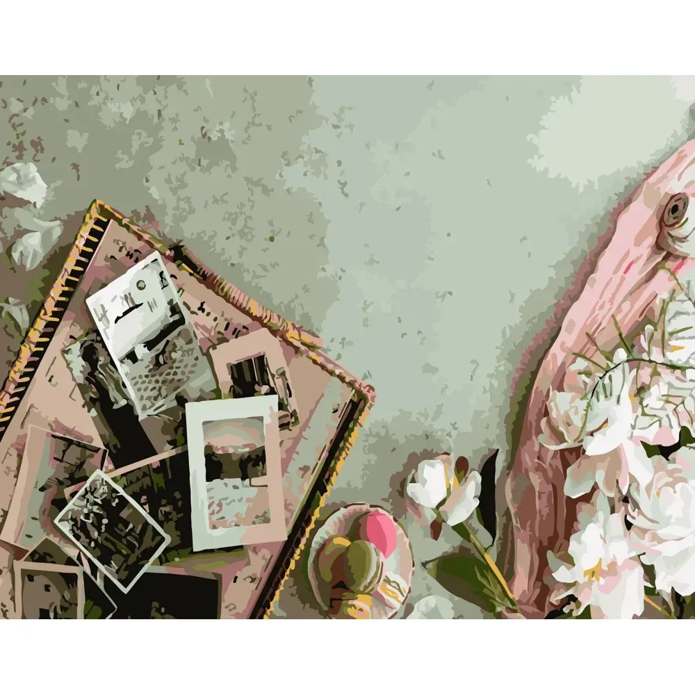 Набір для розпису по номерах Спогади Strateg розміром 40х50 см (GS316), шт Киев - изображение 1