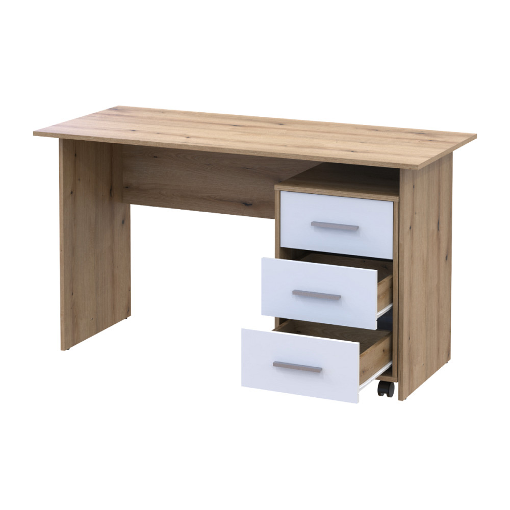 Офисный стол Doros Т3 120х68х78 см Дуб евок/Белый (DRS-011445) Львов - изображение 6