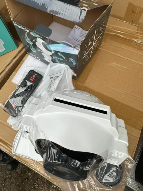 Лазерный ночник-проектор Астронавт звёздное небо с картриджем Коломыя - изображение 1