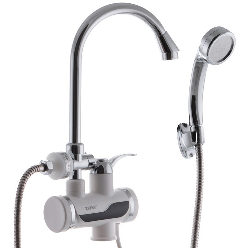 Проточный водонагреватель Zerix ELW08-E с индикатором температуры ZX0454 Харьков - изображение 3