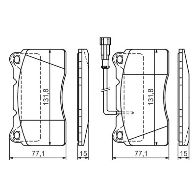 Тормозные колодки Bosch 0 986 424 577 Винница - изображение 7