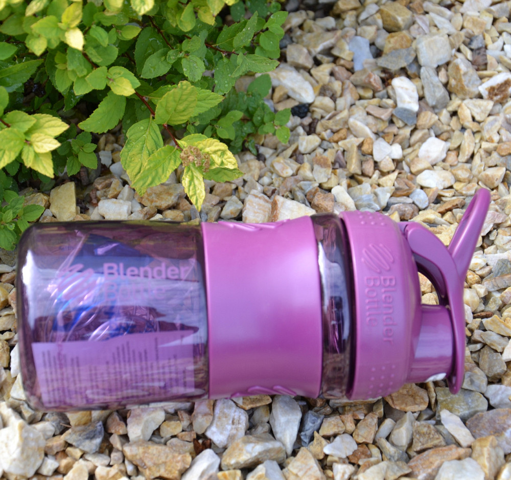 Шейкер спортивний (пляшка) BlenderBottle SportMixer Flip 20oz/590ml Plum Киев - изображение 6