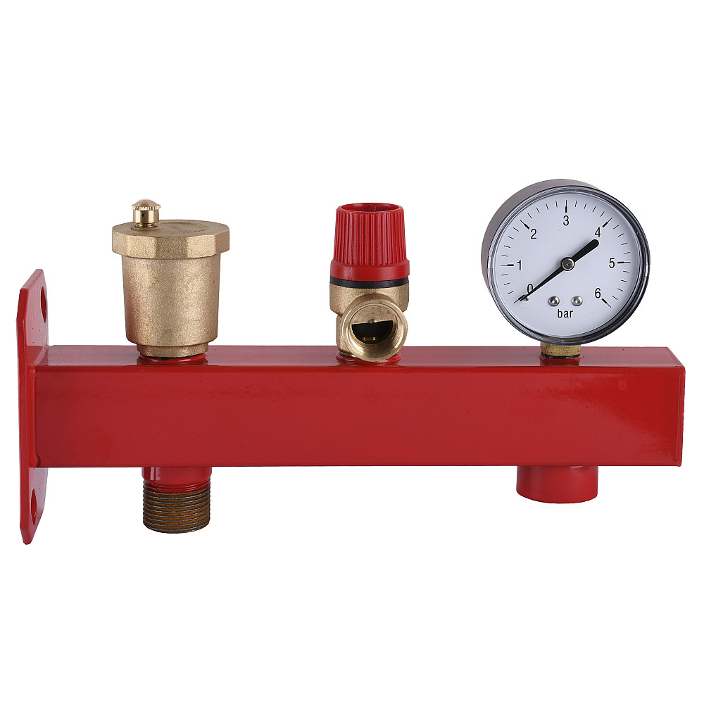 Група безпеки котла (в зборі, червона ) 3/4″  NV - 5030  (Підключення бака) Тернополь - изображение 1