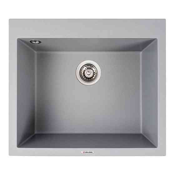 VALESO Кухонна гранітна мийка 5750 DAVINA VALESO сірий металік Коломыя