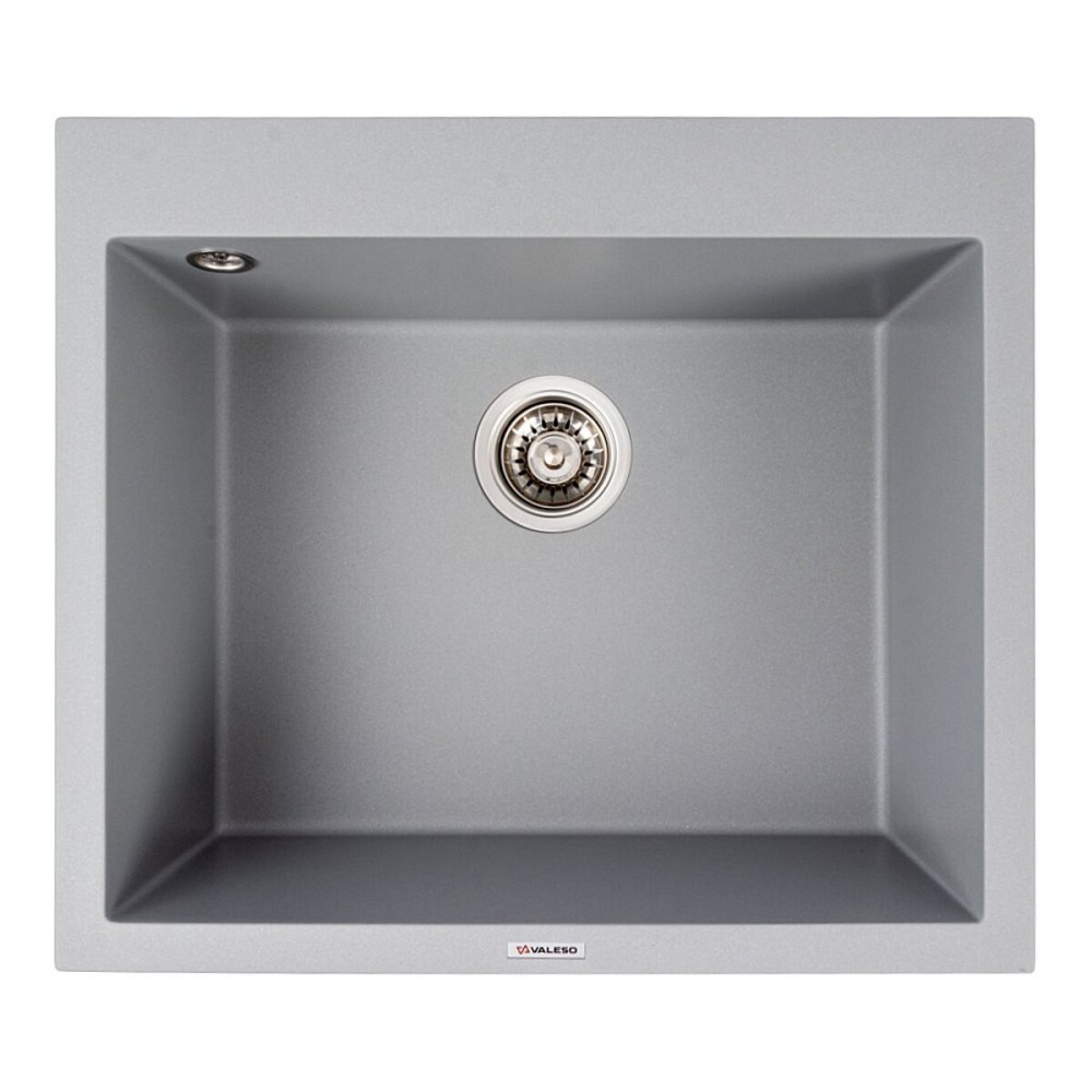 VALESO Кухонна гранітна мийка 5750 DAVINA VALESO сірий металік Коломыя - изображение 1