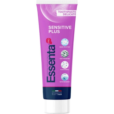 Зубна паста Essenta Pro Sensitive Plus 75 мл (8031447500084) Вінниця - фото 3