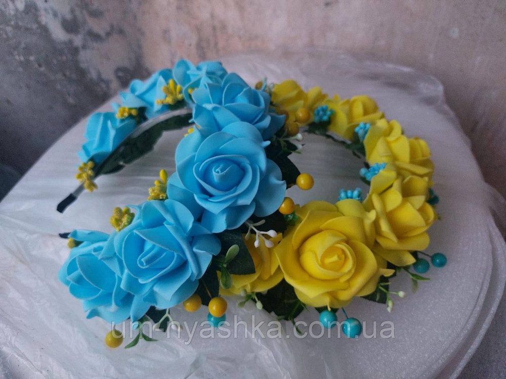 Віночок український жовто-блакитний Кривий Ріг - фото 2