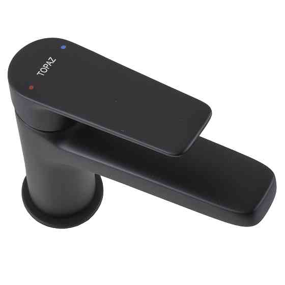 Змішувач для умивальника TOPAZ CAPRI TCA-15207-H44-BL картридж D25, H=140, шланги 45см Луцьк