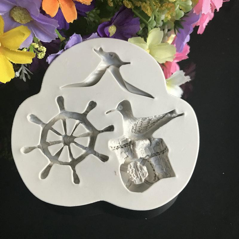 Молд кондитерский морской 85 на 95 мм серый Киев - изображение 5